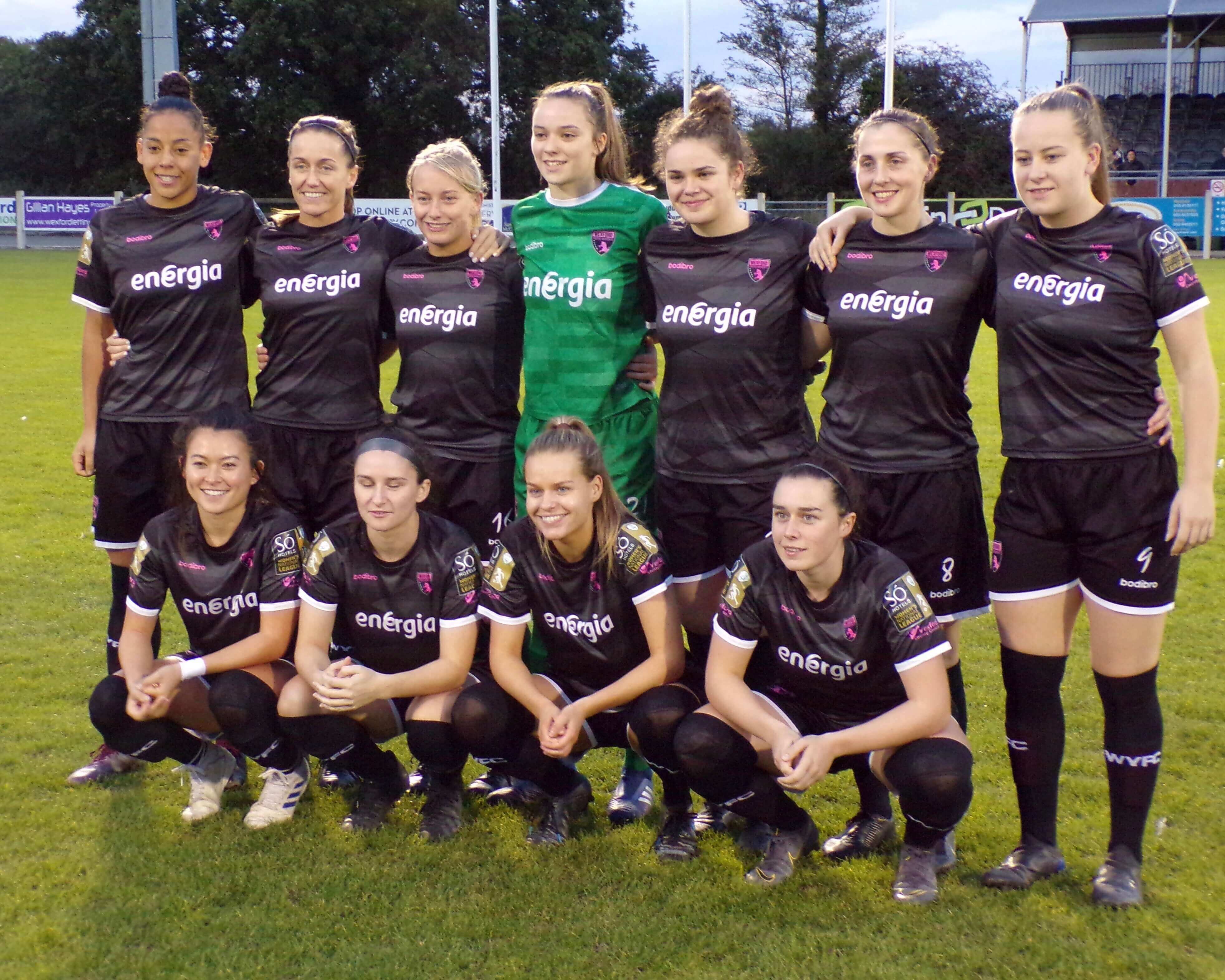Wexford Youths Women FC players